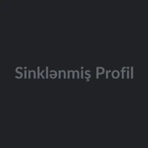 Sinklənmiş Profil